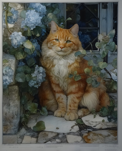 Gatto tabby arancione occhi - gatto,