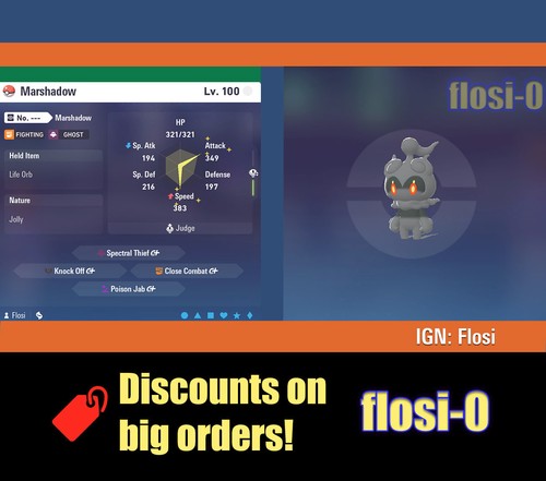 6iv marshadow pokemon leggende - 6iv,