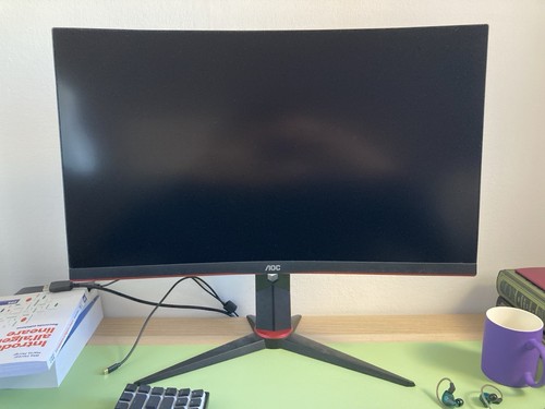 Monitor gaming curvo 144hz - curvo, 27"