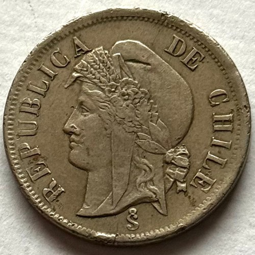 Cile centavos 1874 - cile, 2