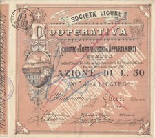 2-84) GENOVA 1892, SOCIETA' LIGURE COOPERATIVA ACQUISTO COSTRUZIONE APPARTAMENTO