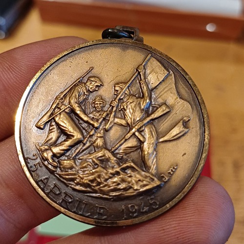 Medaglia bronzo italiana - medaglia,