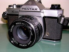 Pentax Asahi K1000 fotocamera