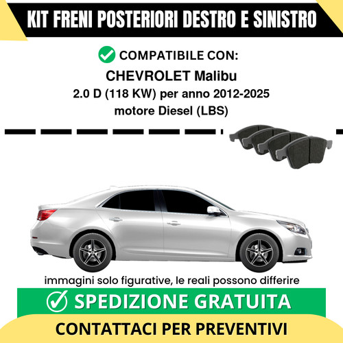 Pastiglie freno posteriori - pastiglie,