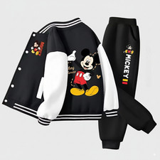 Set Tuta Bambino Mickey Giacca Pantaloni Topolino 2 pz autunno