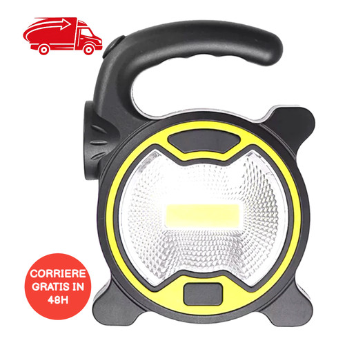 1pz lanterna campeggio cob led - campeggio,
