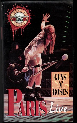 Guns roses paris - guns, vhs