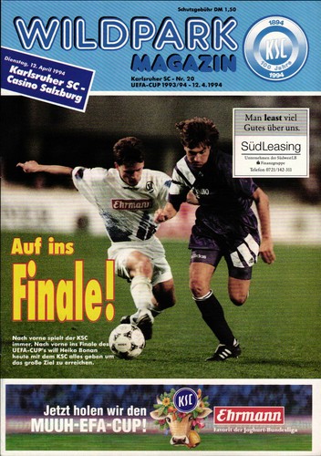 Uefa iii 93 94 karlsruher - 93/94,