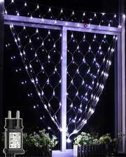 3M X 2M Rete Di Luci Albero Di Natale, 208 LED Rete Luminosa Da Esterno, 8 Modal