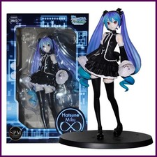 Abito nero 17 cm anime Hatsune Miku Project Diva Arcade tono futuro senza scatola