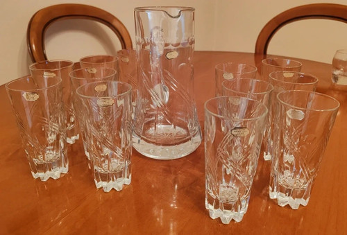 Set bicchieri con caraffa - 12,