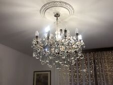 LAMPADARIO in vetro di Murano a gocce, 12 luci, originale