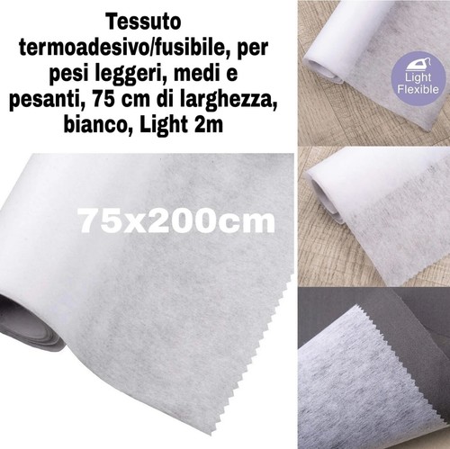 Tessuto termoadesivo fusibile - tessuto, termoadesivo/fusibile