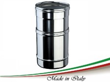CANNA FUMARIA TUBO TELESCOPICO DA 255 A 360 IN ACCIAIO INOX 316 TUTTI I DIAMETRI