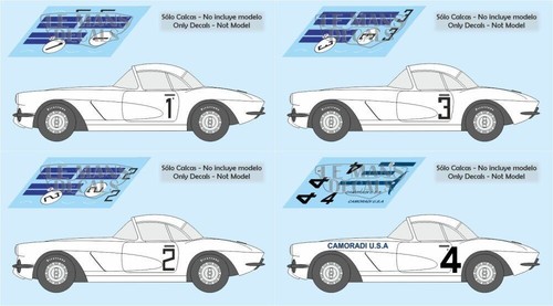 Decalcomanie corvette le - c1,