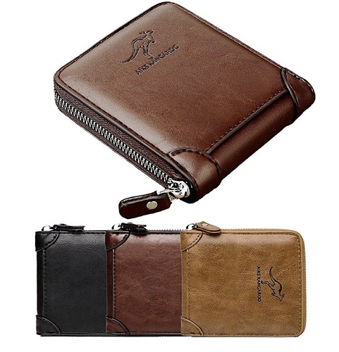 Men leather rfid - rfid, blocking