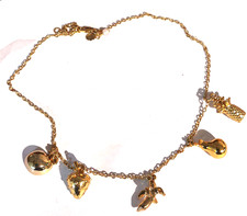 collana dorata  vintage