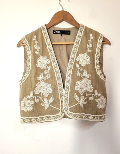 Gilet zara ricamato taglia - taglia, s