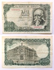 1000 PESETAS 1971 ESPAGNE /