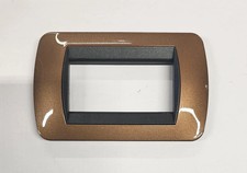 BTICINO L4803BO PLACCA metallo LIVING BRONZO