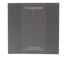 Panerai Radiomir 1940 Libretto