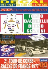 DECAL FIAT 131 ABARTH