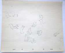 1937 SNOW WHITE squirrel deer