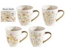 TAZZA MUG STAMPE  ORO BIANCA