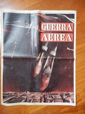 GUERRA AEREA AVIAZIONE Guerra Spagna facismo 1938 giornale aeronautica  aereo