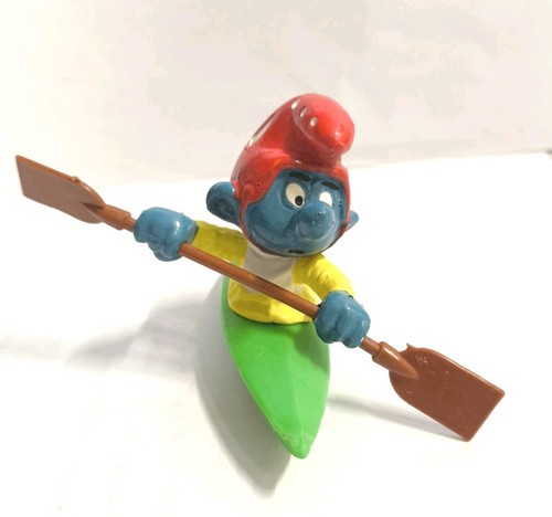 Superpuffi puffo con canoa - -,