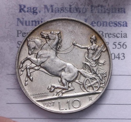 Veiii italia 10 lire - italia,