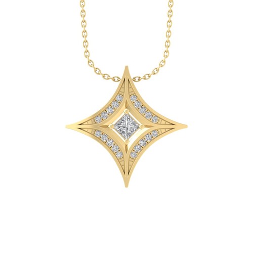 Collana aquilone oro giallo - collana,