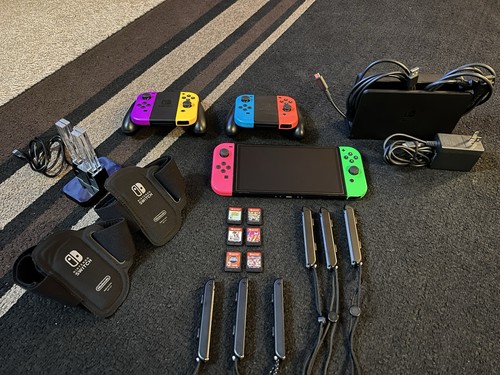 Nintendo switch oled - switch, bundle