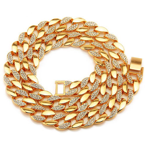 Collana maglia cubana mm - 15,