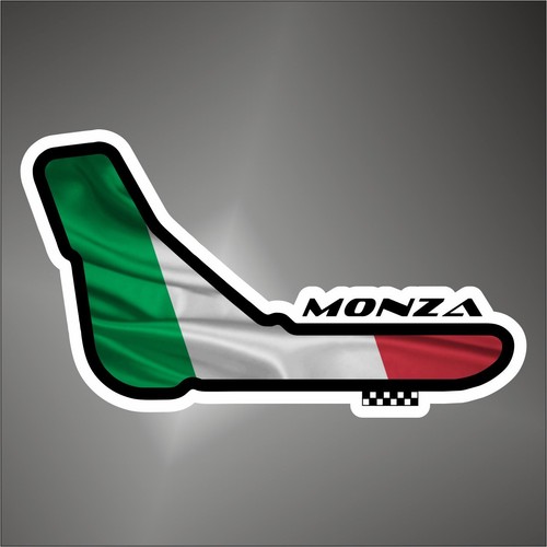 Adesivo monza circuito - monza,