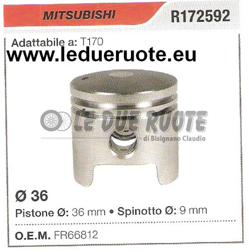 Fr66812 pistone completo - fr66812,