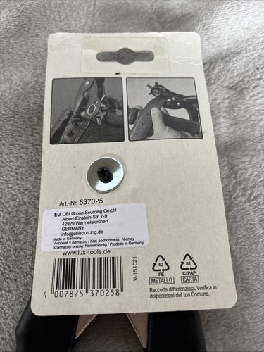 Lux tools pinza per - pinza, fori,