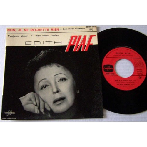Vinyle edith piaf non - t,