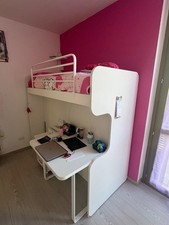 letto contenitore a soppalco