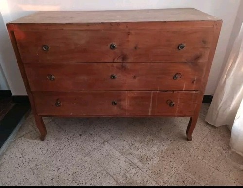 Comò legno massello fine - legno,