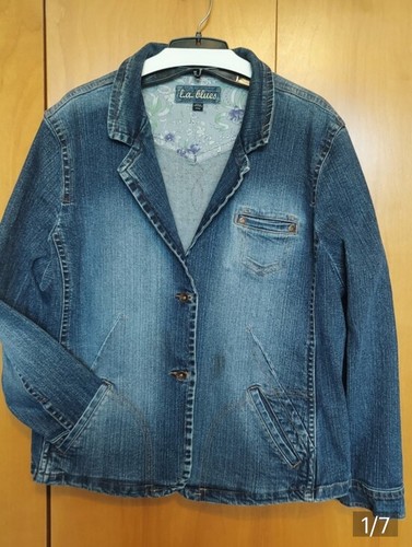 Giacca denim donna vintage y2k - donna,
