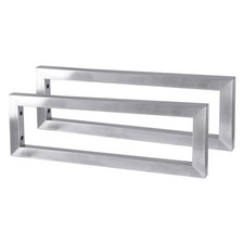 2 STAFFE IN ACCIAIO INOX