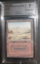 Malaterra Badlands NM 7 ITA CMG101 FBB Magic MTG BGS Duals Land Foreign Beta