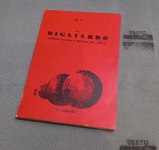 LIBRETTO VINTAGE GIOCO SCUADRA BILIARDO ISTRUZIONI 1954 MANUALE TECNICO