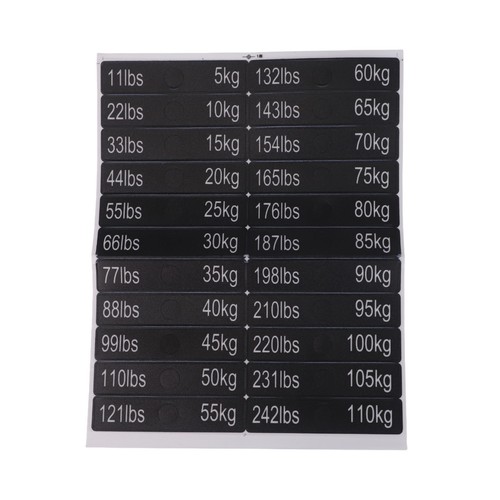 Set etichette pila pesi - , per