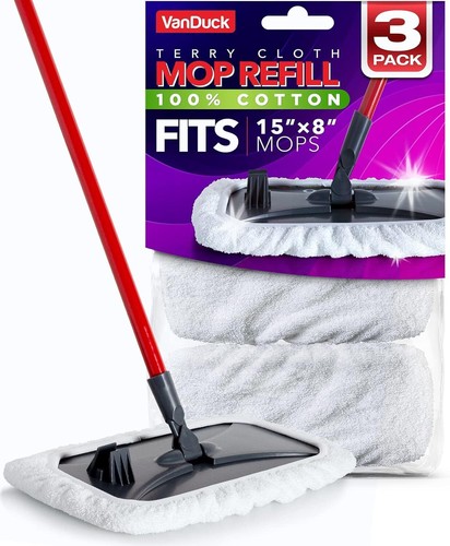 100 cotone terry mop - mop, pads