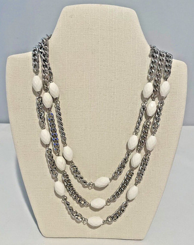 Collana catena cordino - , argento