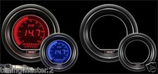 Manometro Strumento PROSPORT 52mm AFR Wideband Stechiometrico + SONDA Rosso Blu