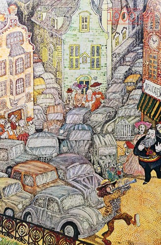 Gianni pegoraro traffic scene - traffic,