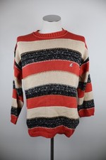 NORTH POLE MAGLIONE VINTAGE UOMO TG M MAN SWEATER CASUAL LOGO COTONE